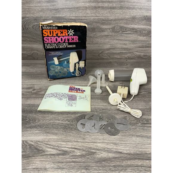 Wear Ever Super Shooter Electric Cookie Canape Candy Maker 70001 Tested Works - Picture 1 of 8